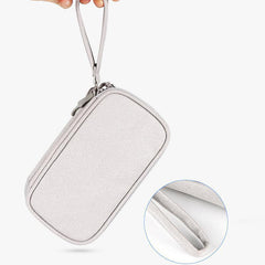 Electronic Accessories Cable Bag Organizer Travel Pouch Storage Cases Charger - Pink