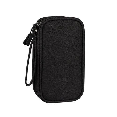 Electronic Accessories Cable Bag Organizer Travel Pouch Storage Cases Charger - Pink