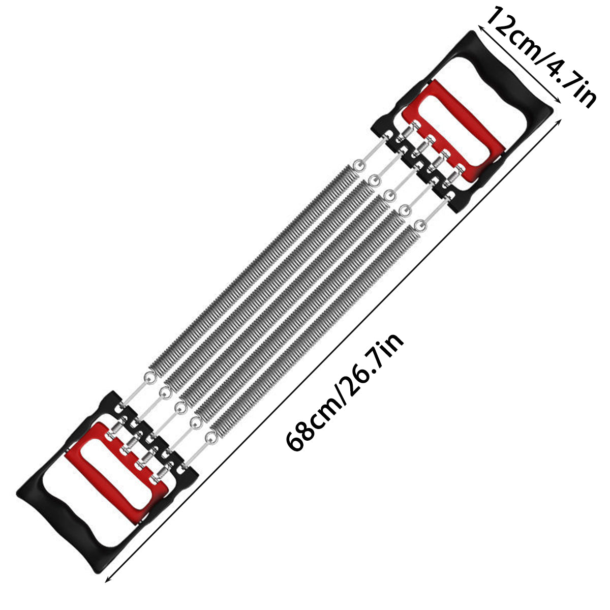 Mens Chest Expander Resistance Bands Pedal Puller Home Gym Workout Equipment