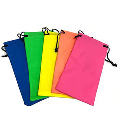 5PCS Cleaning Clothes Sunglasses Pouch Glasses Case Soft Eyeglasses Bag Random - 20PCS