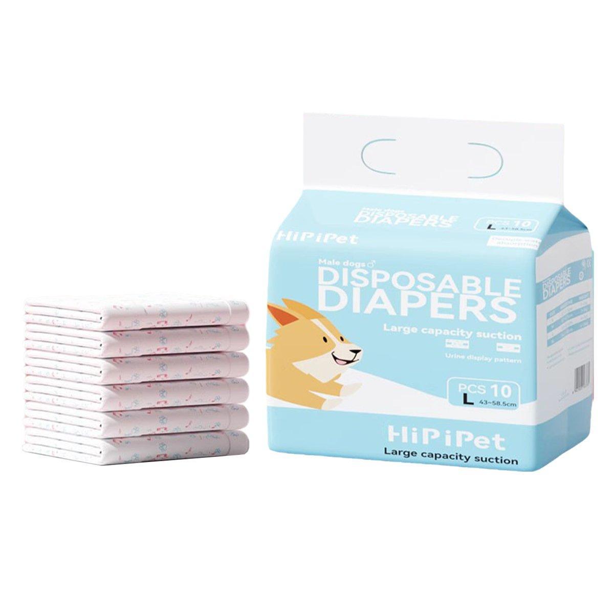 Dog Physiological Pants Pet Diaper Underwear for Hygiene and Incontinence Management - Female - L