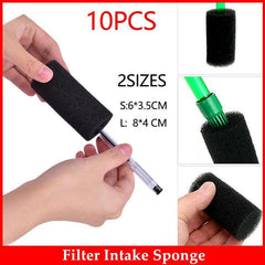 10Pcs Aquarium Filter Intake Sponges Fry Saver Protection - 10PCS Small（6*3.5CM）