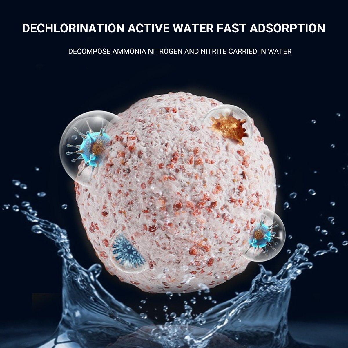 Quartz Ball Ceramic Bio Ball Filter Media Biological Ring for Aquarium Fish Tank - Colourful-500g
