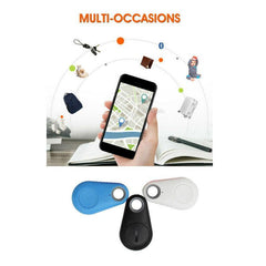 Smart Finder Locator Key Mini Bluetooth Tracker Dog Pet Tag Tracer - White