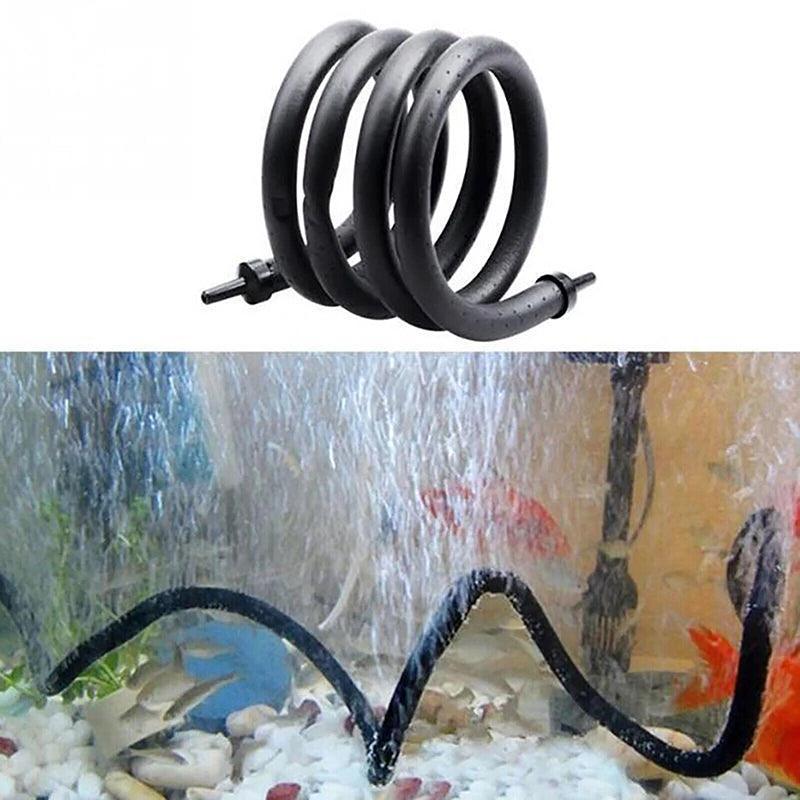 Flexible Aquarium Air Stone Oxygen Diffuser Strip for Fish Tank Aeration System - 45cm Single-inlet