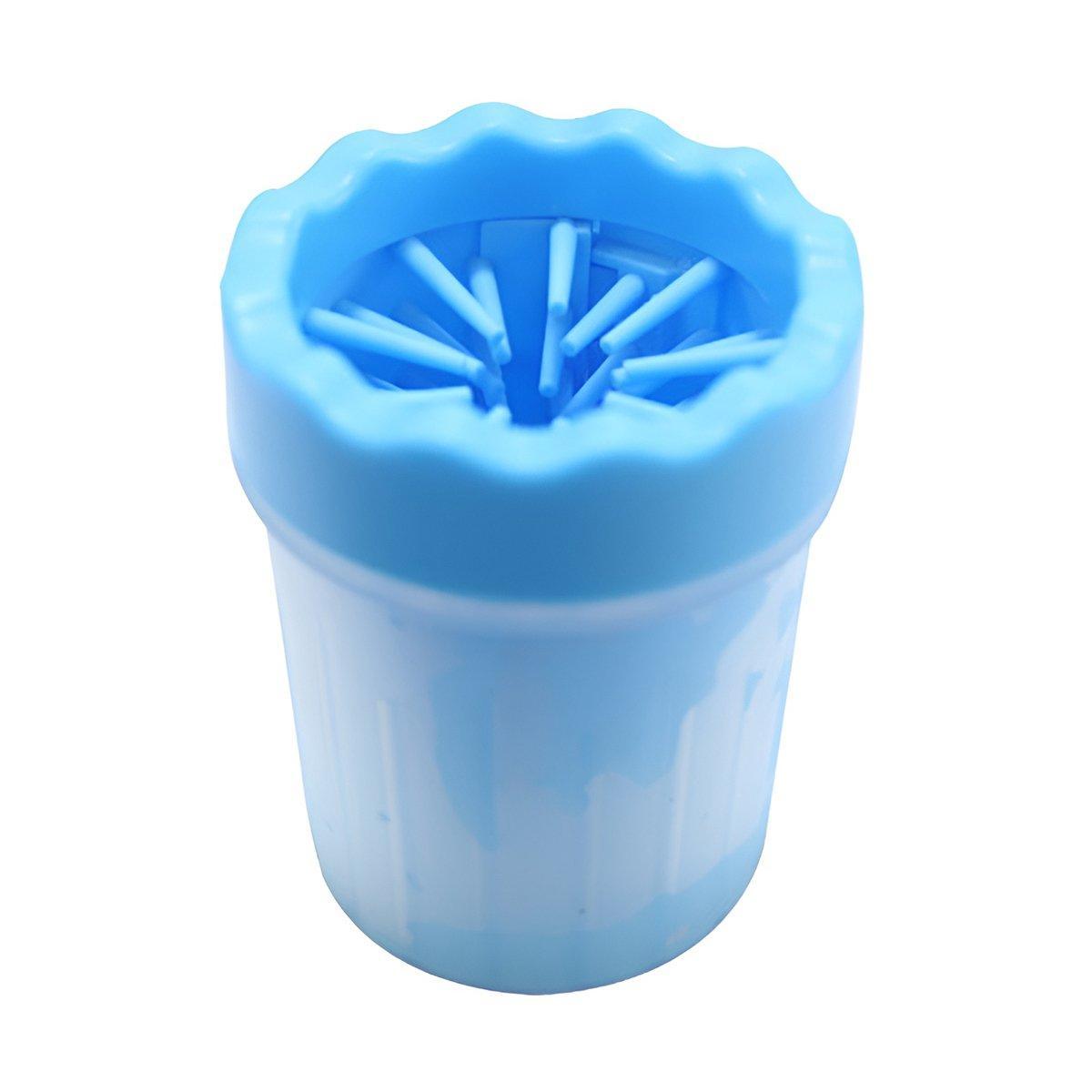 Dog Paw Cleaner Pet cat Foot Washer Cup Feet Clean Brush Cleaning Paws Wash Tool - Green