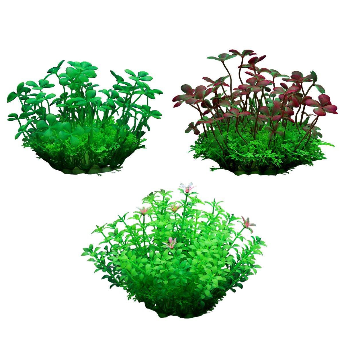 Artificial Water Grass Fish Tank Decoration Aquarium Landscape Simulation Plants - 05-3PCS