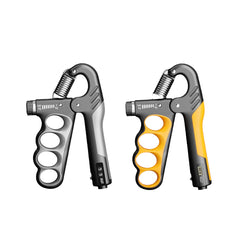 Adjustable Hand Grip Strengthener with Counter Forearm Finger Exerciser Trainer - Orange