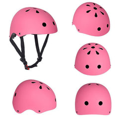 Pink Bike and Skate Helmet Adjustable Headgear for Youth and General Use - L