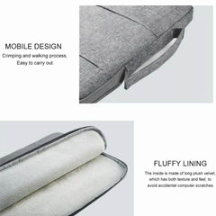 Laptop Sleeve Travel Bag Carry Case For MacBook Air Pro For 12.9”-13.3” - Light Grey