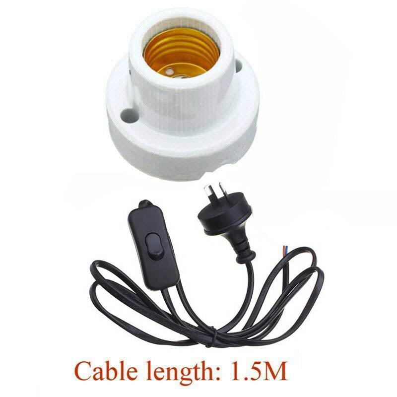 E27 300W Ceramic Heat Uv Uvb Lamp Light Holder Socket Brooder Reptile Basking Au