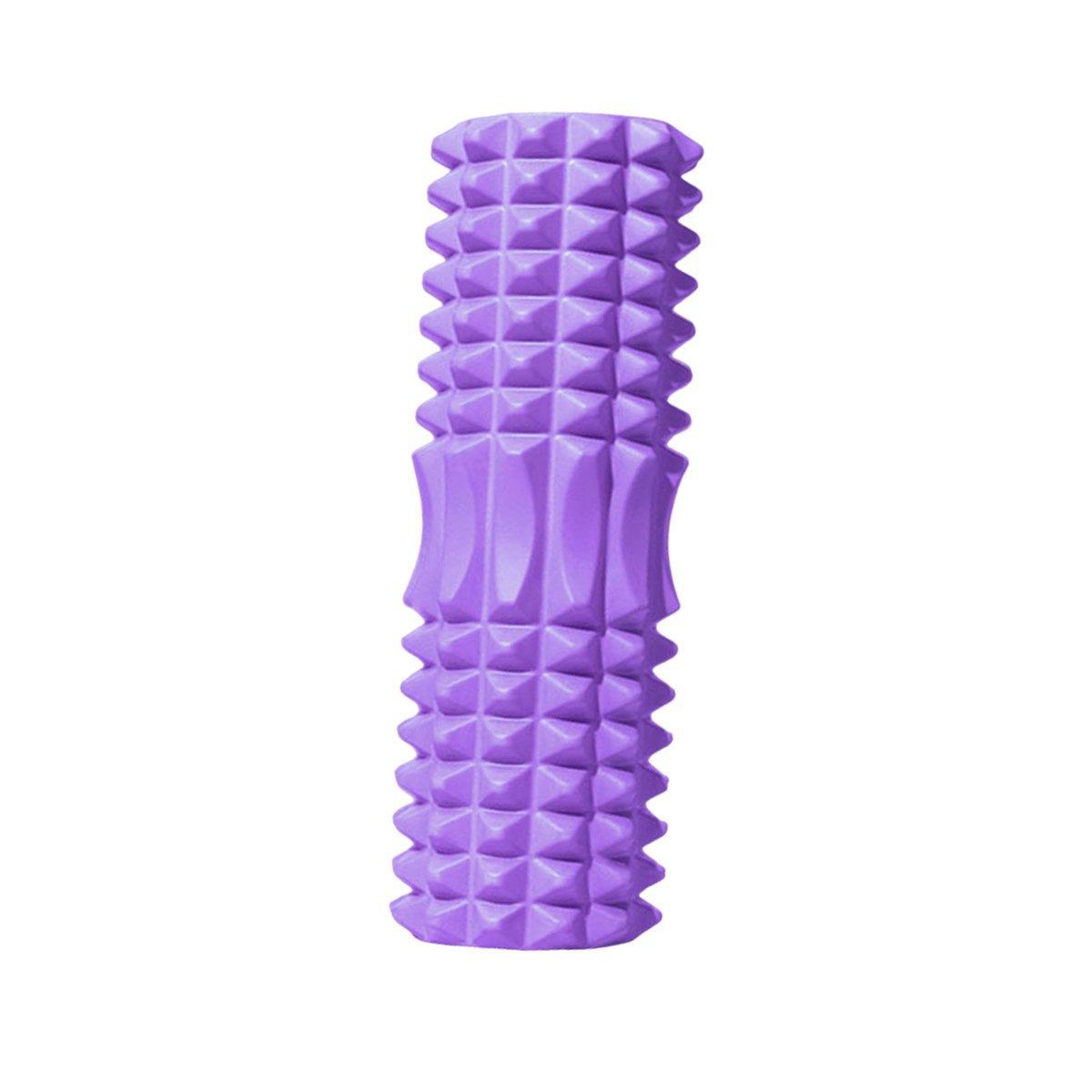 High Density EVA Foam Roller Yoga Massage Stick for Fitness - Crescent Style Pink-33cm