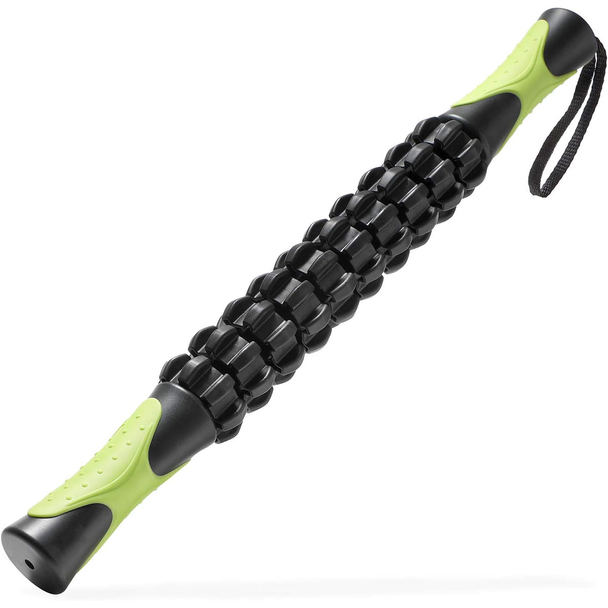 Muscle Roller Stick Full Body Fitness Massage Tool for Home and Gym Use - Yellow