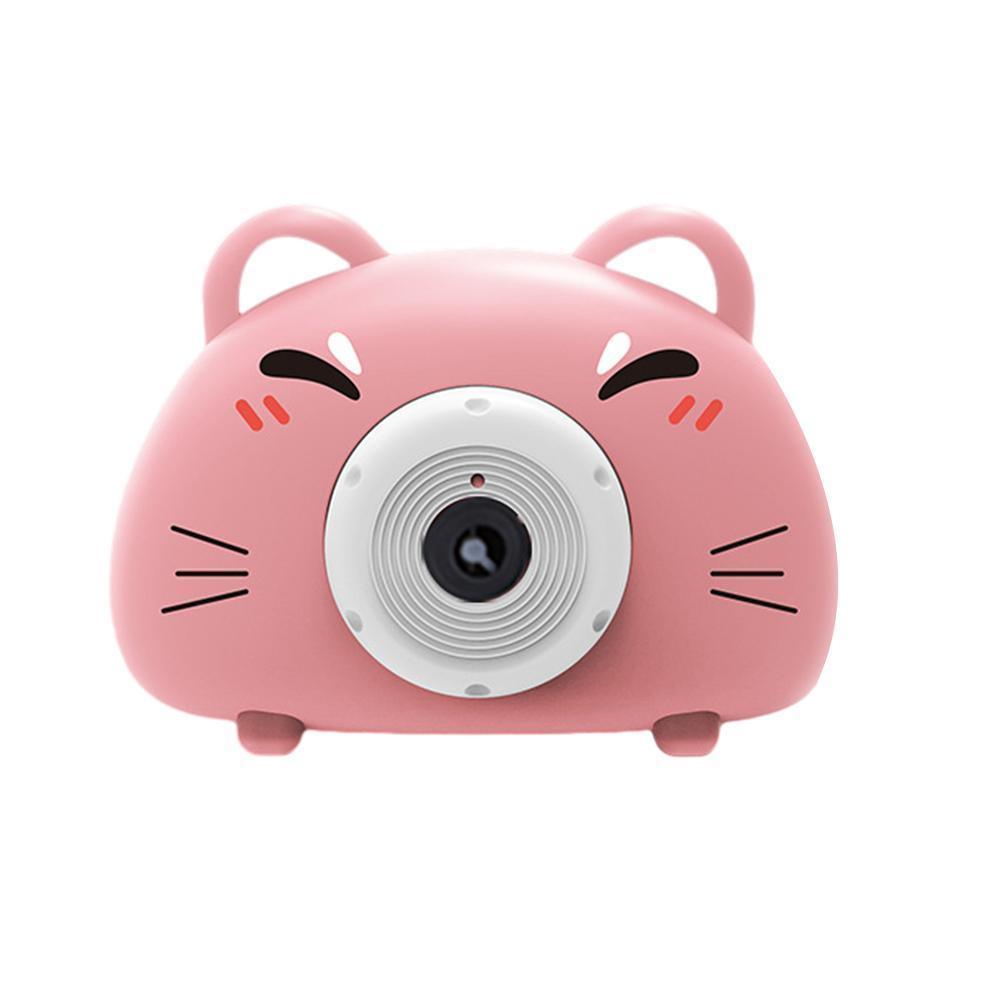 Acousto Optic Bubble Machine Camera Animal-Shaped With Light Music Toy Gift - Pig