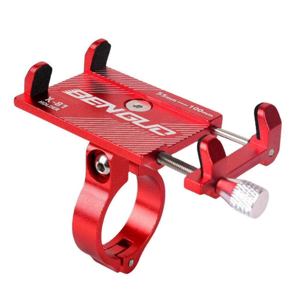 Aluminium Alloy Bicycle Phone Holder Handlebar Mount For Bike Motorcycle - Black