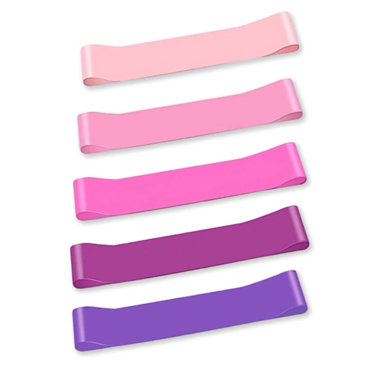 Exercise Resistance Bands Loop Power Strength Training Fitness Yoga Pilates Gym - Purple (600*50*1.1MM)