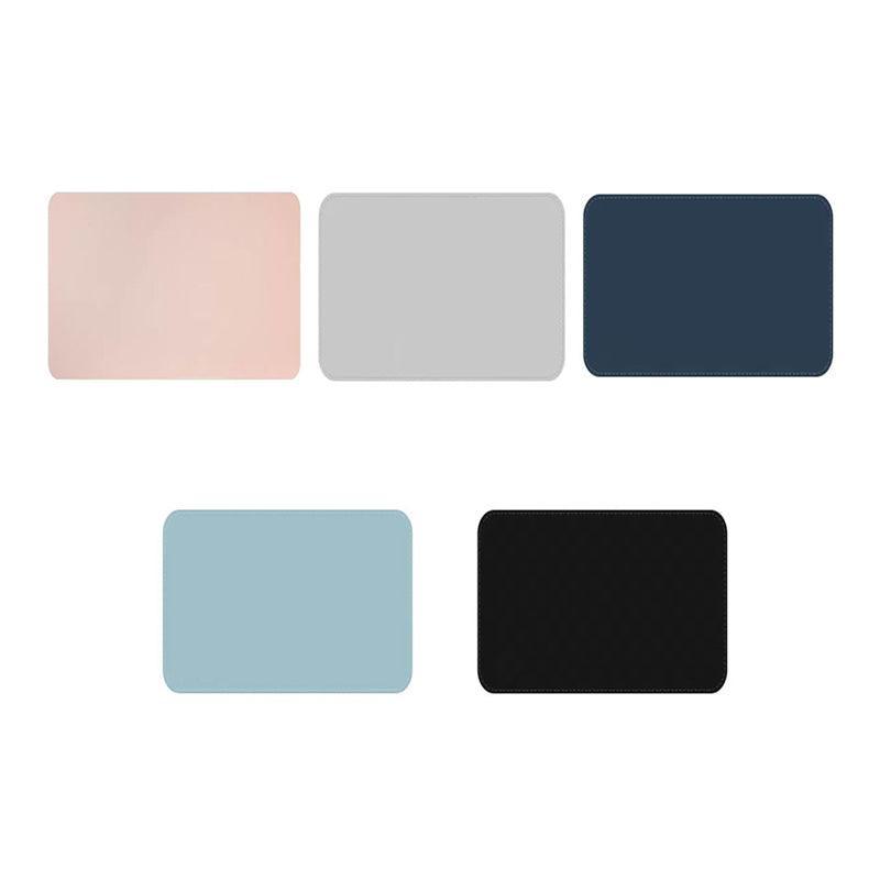 Leather Mouse Pad 30x25.5cm Waterproof Gaming Desk Mat Anti Slip Rubber Mousepad - Black