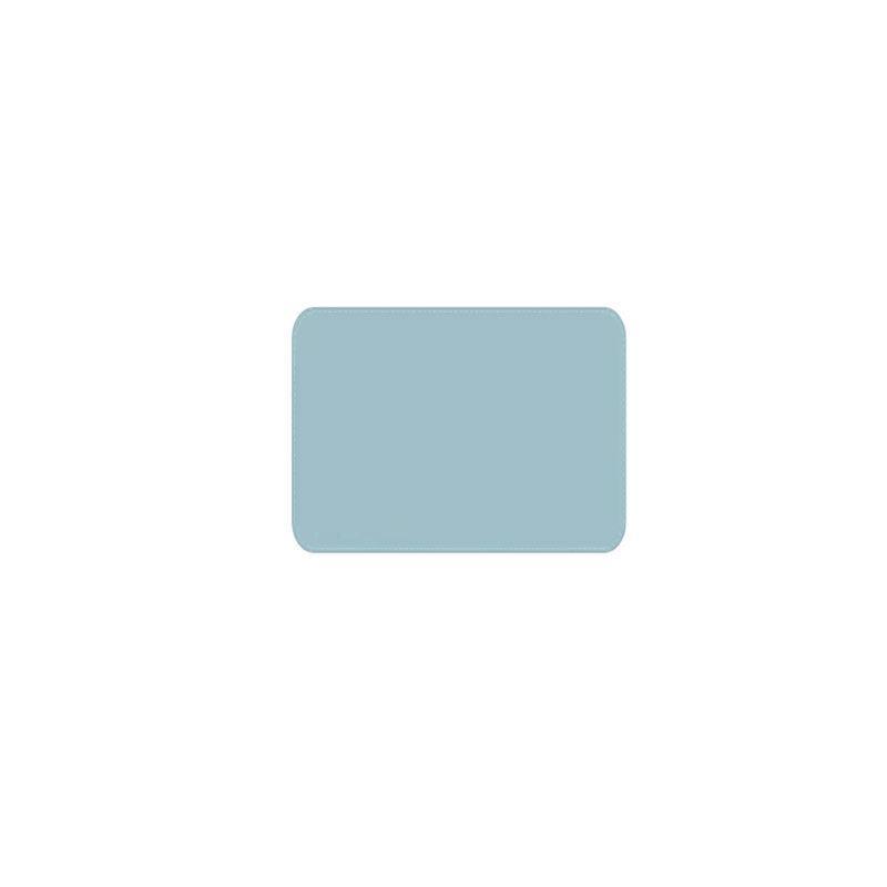 Leather Mouse Pad 30x25.5cm Waterproof Gaming Desk Mat Anti Slip Rubber Mousepad - Black