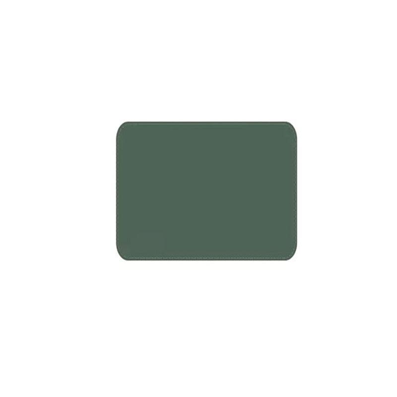 Leather Mouse Pad 30x25.5cm Waterproof Gaming Desk Mat Anti Slip Rubber Mousepad - Black
