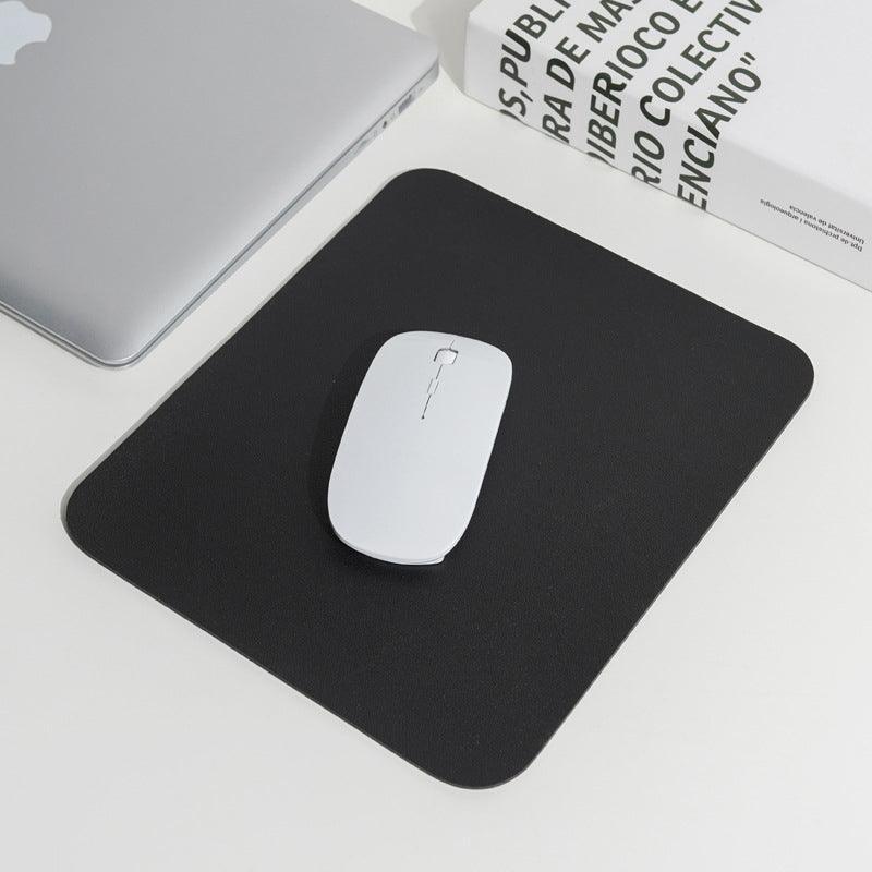 Pu Leather Gaming Mouse Pad Desk Mat Anti-Slip Speed Mousepad 22X22Cm Waterproof - Pink