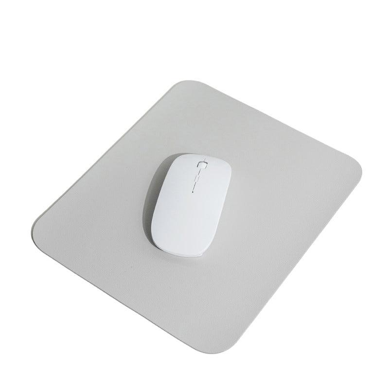 Pu Leather Gaming Mouse Pad Desk Mat Anti-Slip Speed Mousepad 22X22Cm Waterproof - Pink
