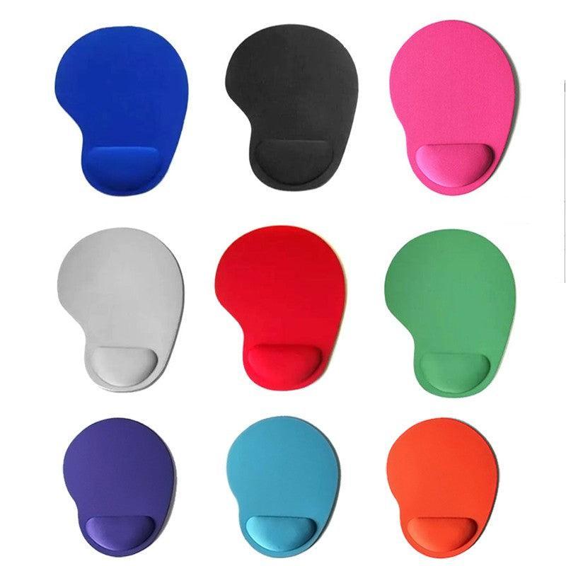 Comfort Mouse Pad with Built In Wrist Support Non Slip Ergonomic Mice Mat - Orange