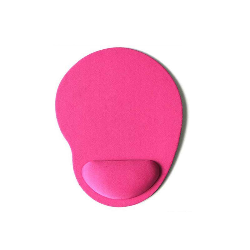 Comfort Mouse Pad with Built In Wrist Support Non Slip Ergonomic Mice Mat - Orange