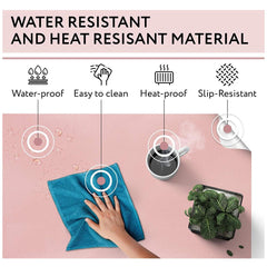 Large Leather Gaming Mouse Pad Waterproof Desk Keyboard Mat 120 x 60cm - Light Blue