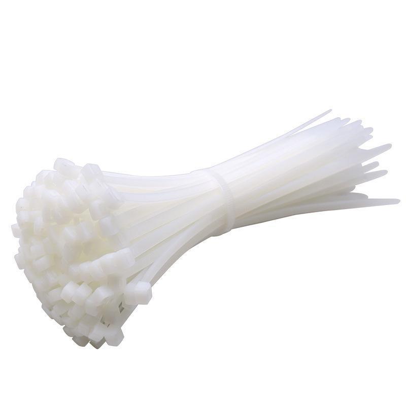 100X Cable Ties Zip Ties Nylon UV Stabilised Bulk White Cable Ties - 10*400mm White