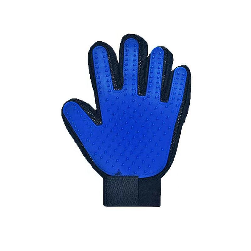 Pet Dog Cat Massage Hair Removal Grooming Comb Touch Cleaning Brush Magic Glove - Pink Left Hand