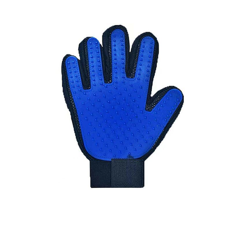 Pet Dog Cat Massage Hair Removal Grooming Comb Touch Cleaning Brush Magic Glove - Pink Left Hand