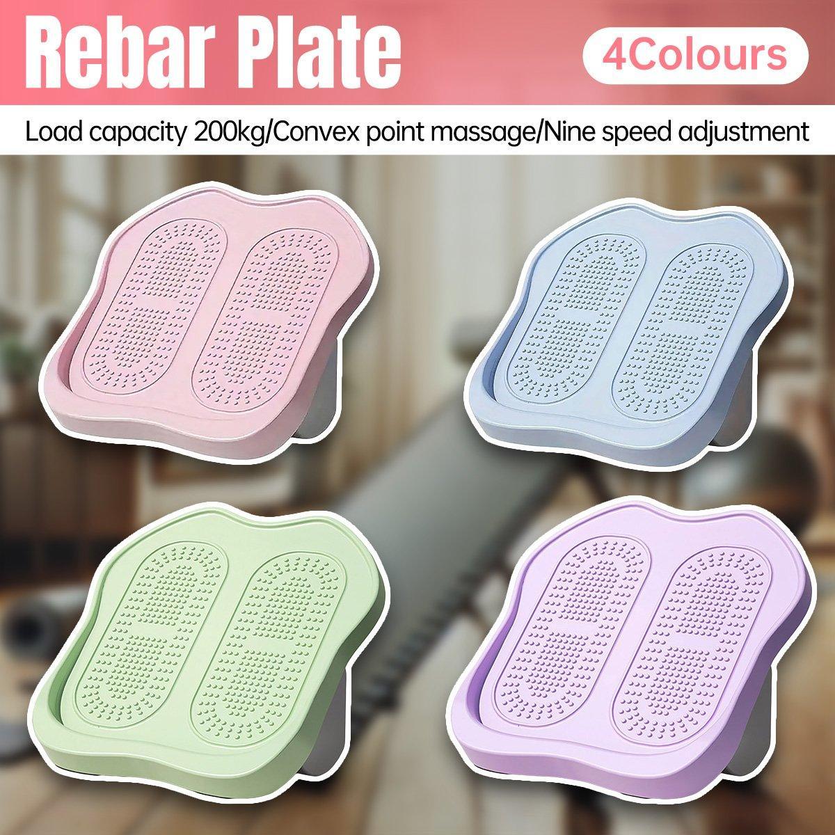 Portable Folding Stretch Board Fitness Pedal Slant Calf Ligament Trainer Tool - Purple