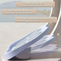 Portable Folding Stretch Board Fitness Pedal Slant Calf Ligament Trainer Tool - Purple