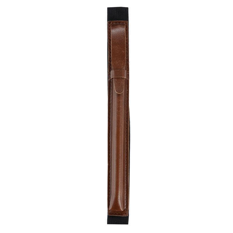 Pencil Holder Case Protective Sleeve Pouch Tablet For Apple Ipad Pen Black Brown - Brown