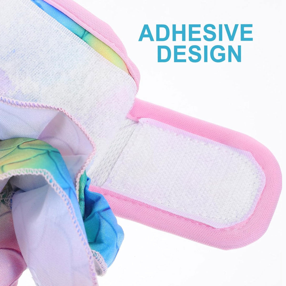 Pet Dog Diapers Female Pants Soft Breathable Underwear Reusable Sanitary Briefs - Denim Print - M