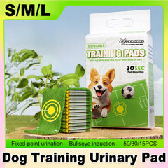 Pet Urinal Pads for Dogs Bullseye Diaper Pads Leakproof Pet Training Pads Dogs - S-50PCS
