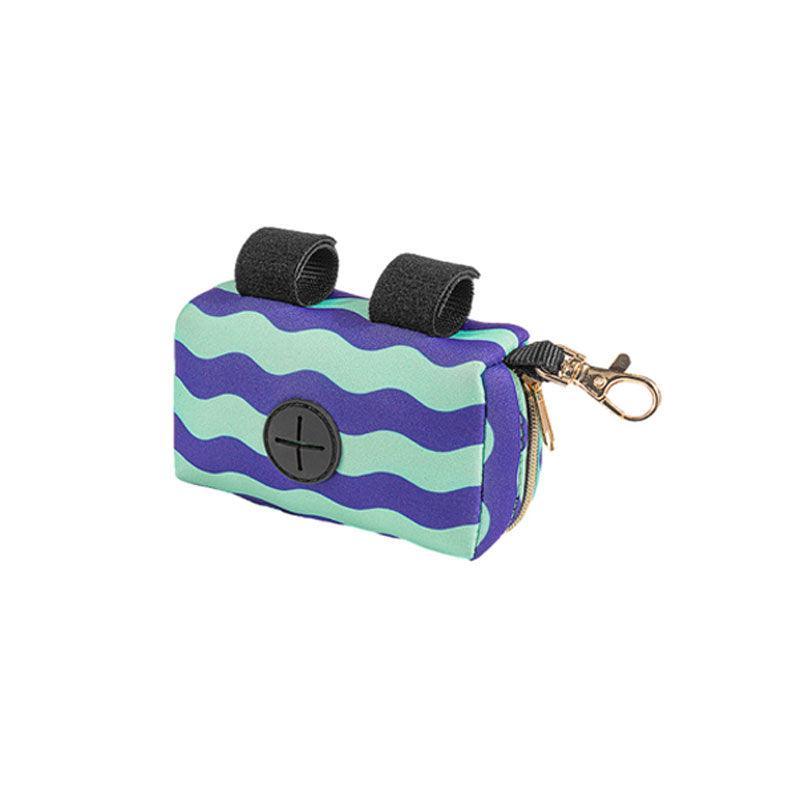 Pet Pouch Dog Poop Bag Container Dispenser Puppy Pick-Up Poo Waste Bags Holder - Red