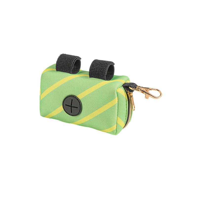 Pet Pouch Dog Poop Bag Container Dispenser Puppy Pick-Up Poo Waste Bags Holder - Red