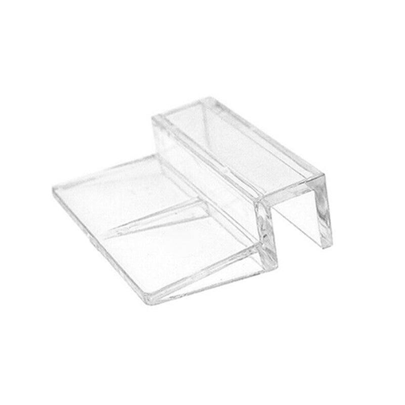 4Pcs Plastic Clips Glass Cover Support Holder Aquarium Fish Tank 6/8/10/12Mm New - 10MM