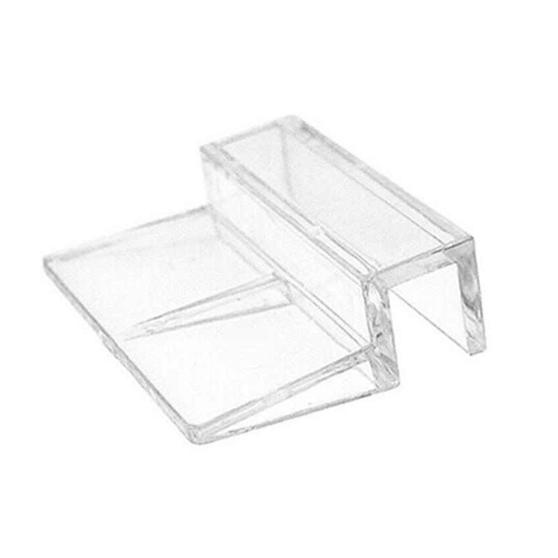 4Pcs Plastic Clips Glass Cover Support Holder Aquarium Fish Tank 6/8/10/12Mm New - 10MM