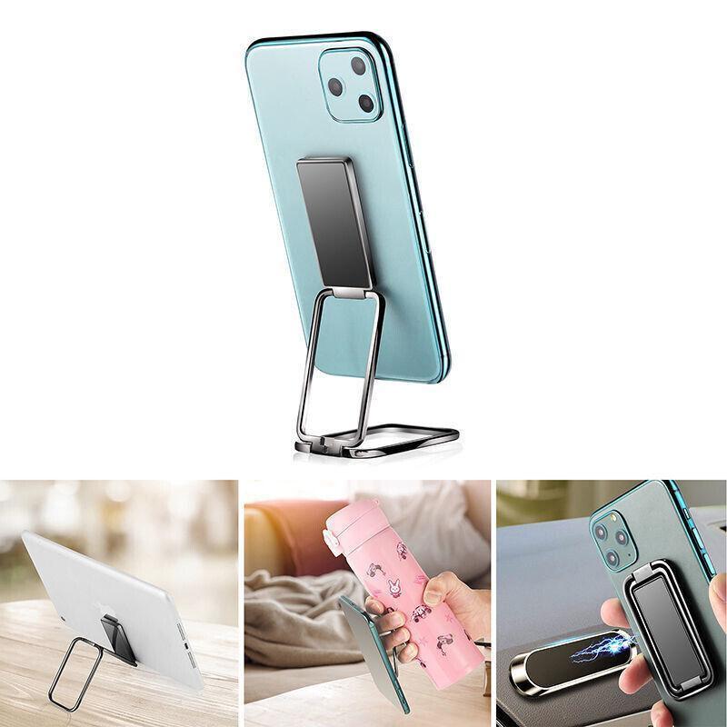 Universal Phone Ring Grip Holder Back Mount Stand for Smartphones and Tablets - Gold