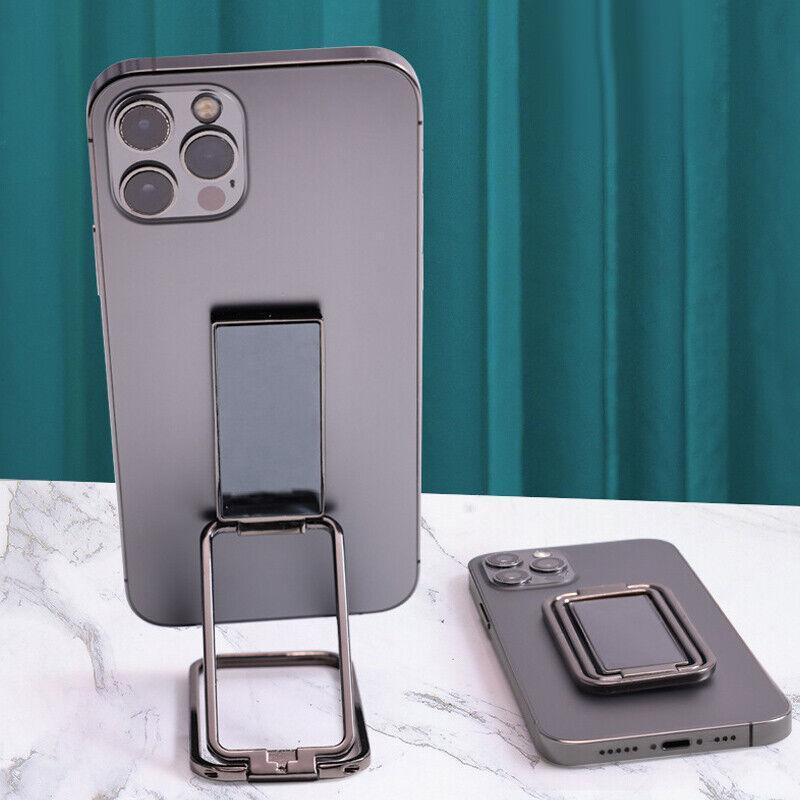 Universal Phone Ring Grip Holder Back Mount Stand for Smartphones and Tablets - Rose Red