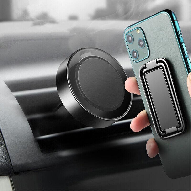Universal Phone Ring Grip Holder Back Mount Stand for Smartphones and Tablets - Silver