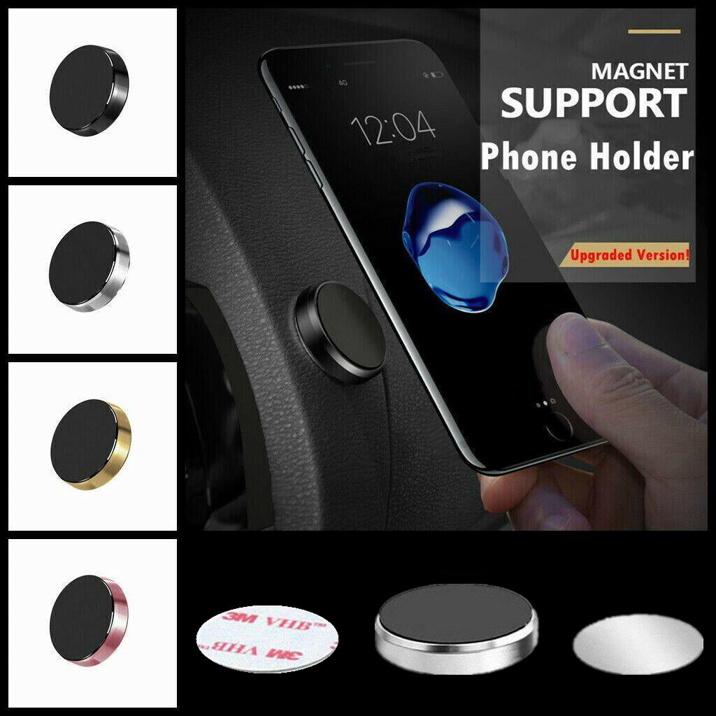Universal Dashboard Phone Holder Car Mount Stand with Secure Grip - Rose Red *1