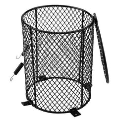 Round Reptile Heat Lamp Light Bulb Mesh Cage Protector  Enclosure 11.5X15.5Cm Au