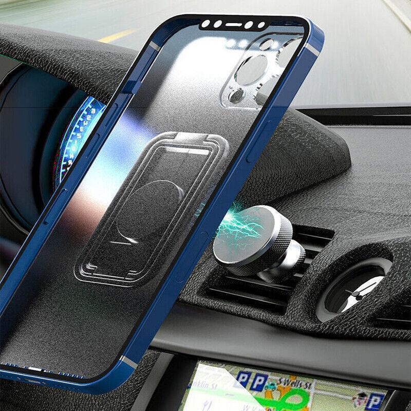 Portable Multifunctional Folding Metal Mobile Phone Holder Bracket Desktop Stand - Silver