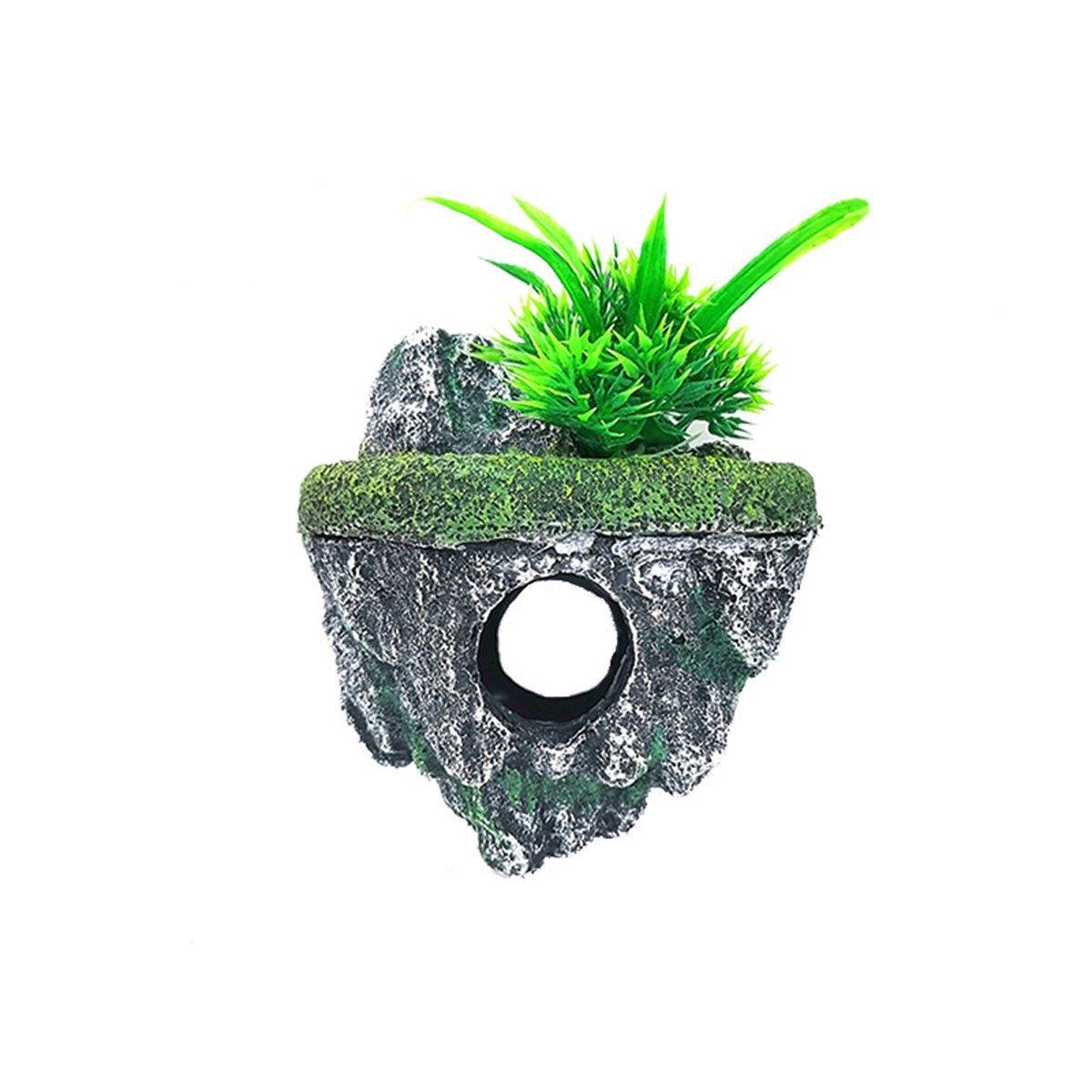 Fish Tank Aquascape Hoverstone Decoration Natural Rock Landscaping for Aquarium - S