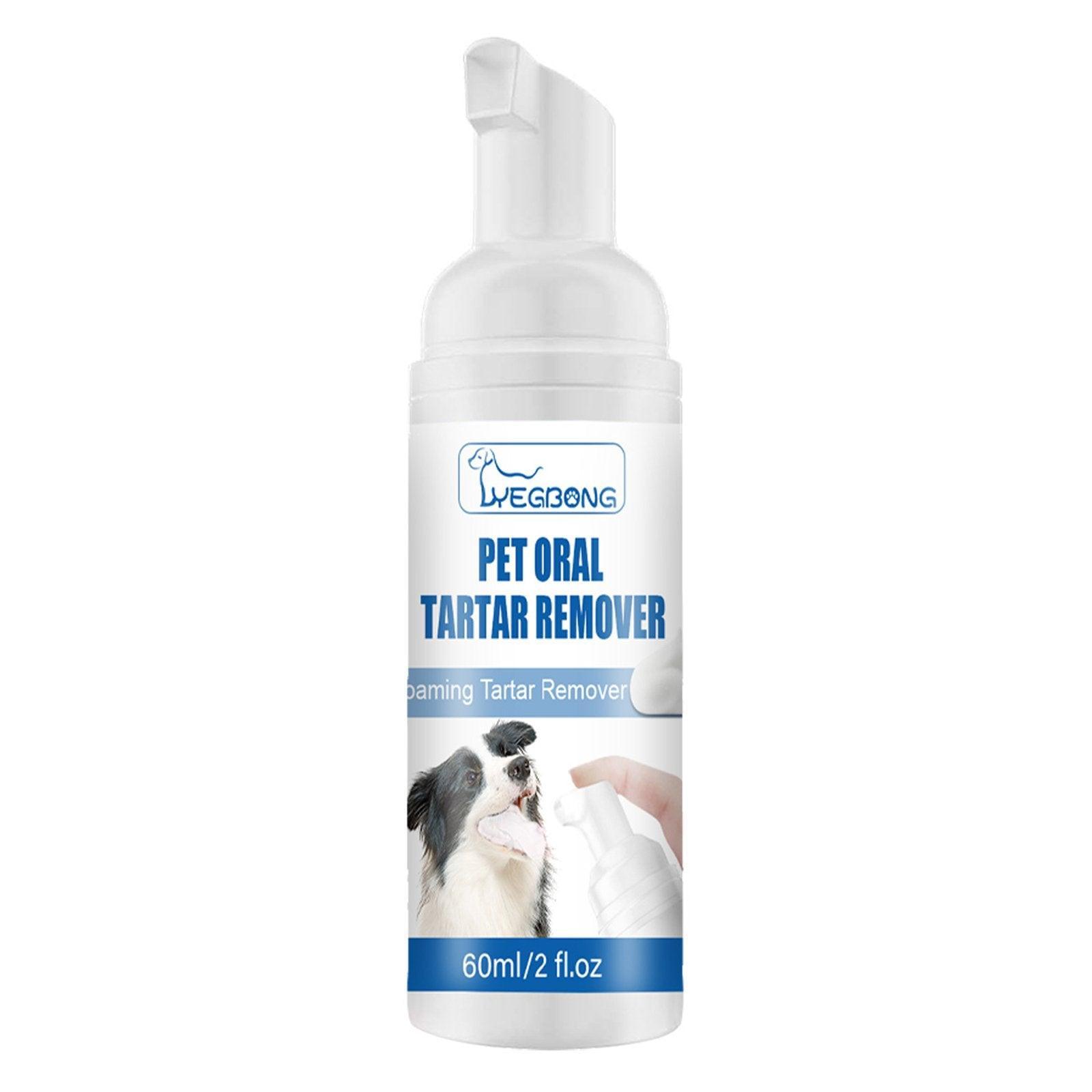 Pet Tartar Remover for Yellow Teeth Bad Breath Cleaning Foam Oral Care Cleaner