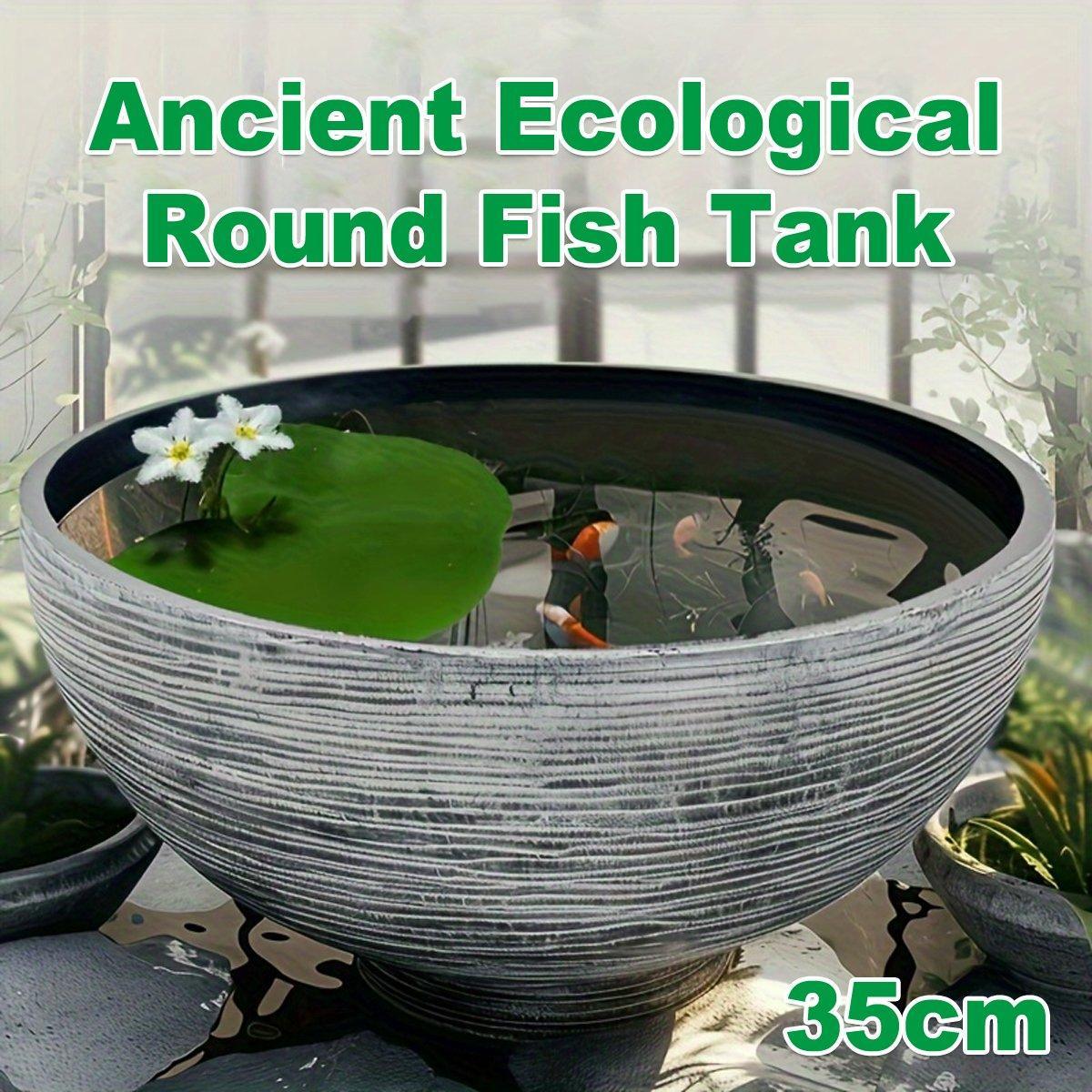 Ancient Fish Tank Lotus Flower Pot Water Lily Bowl Garden Decorative Planter