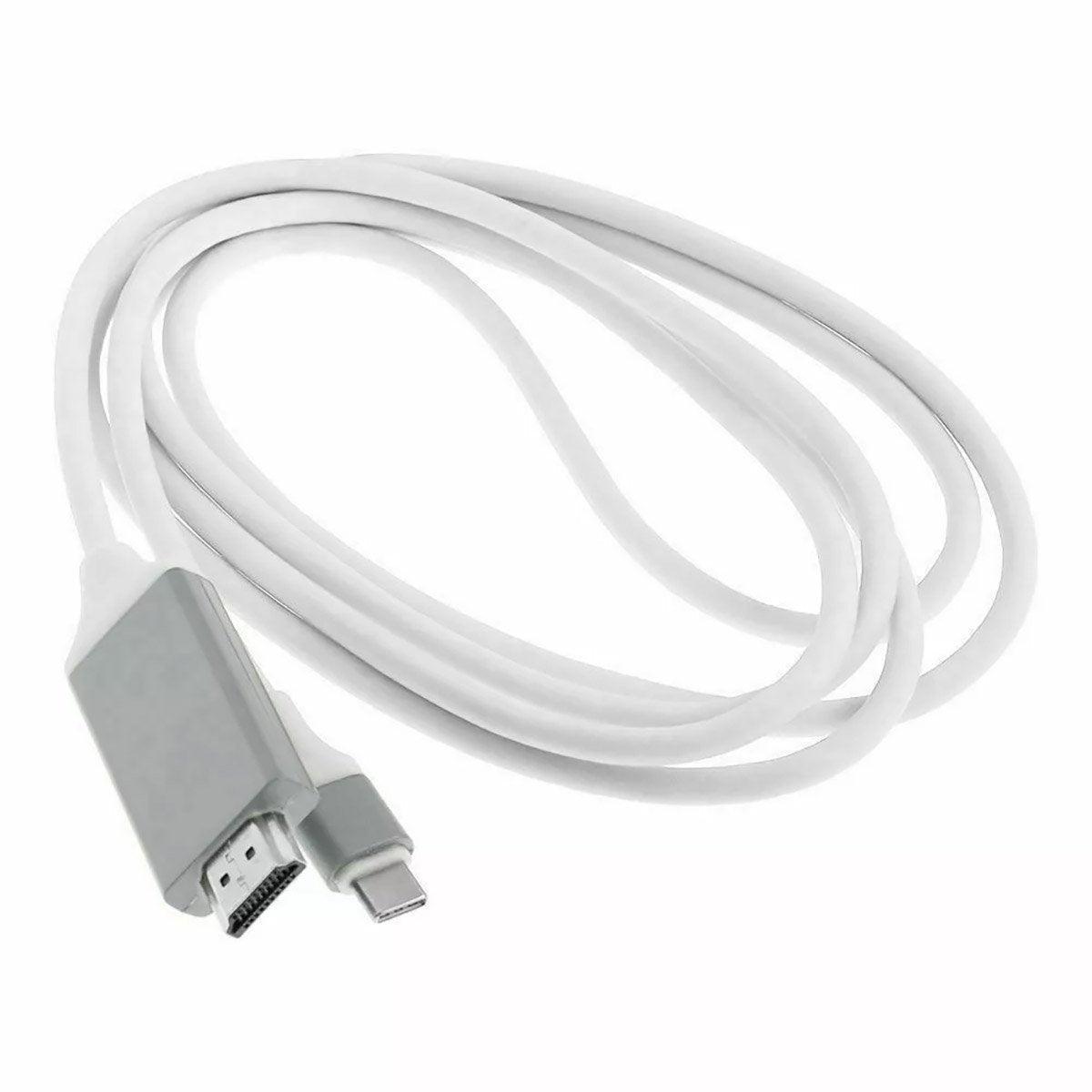 2M USB C Type-C to HDMI Digital TV Adapter Cable For Android Mobile Phone Tablet - Red